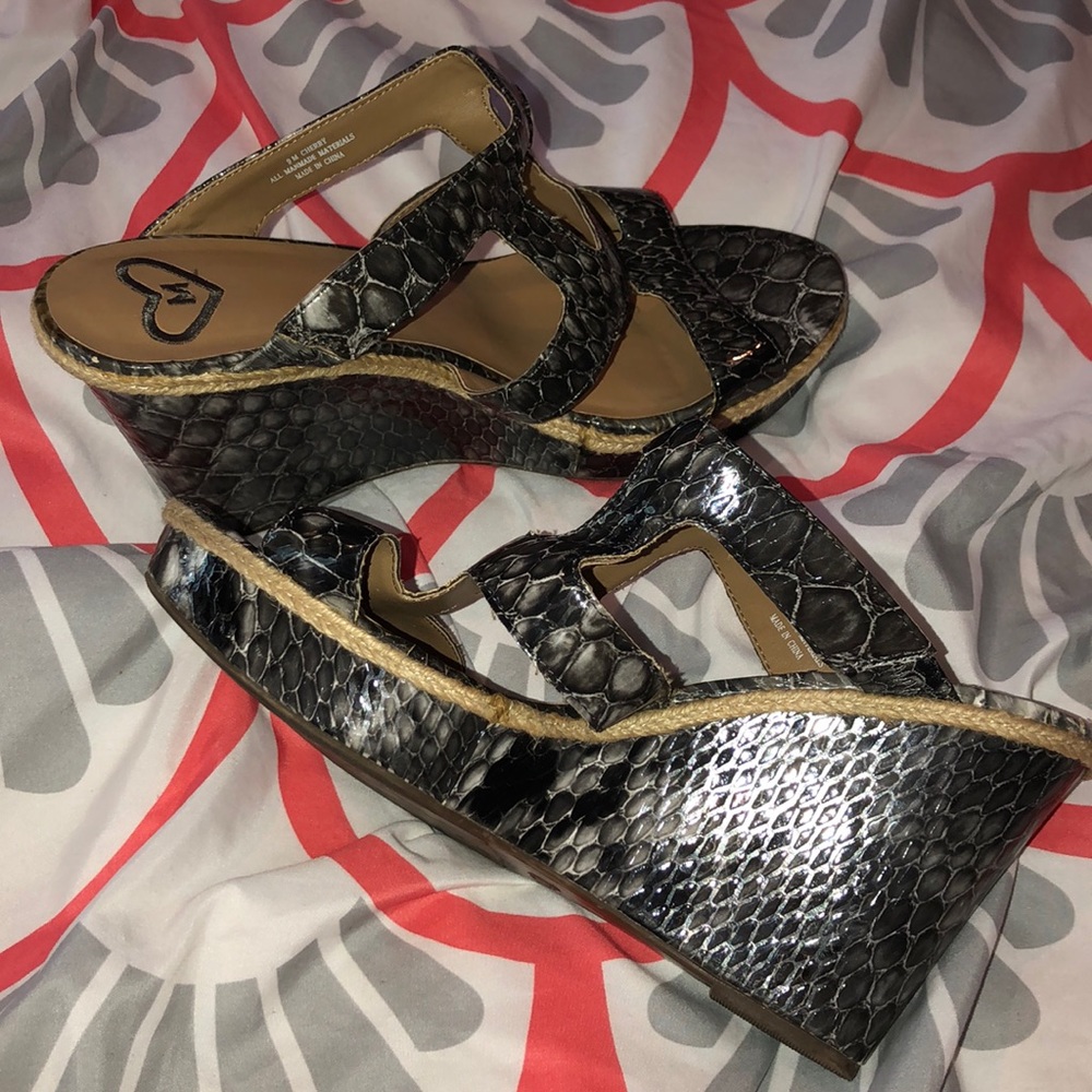 Snake Skin Heels - Picture 3 of 3